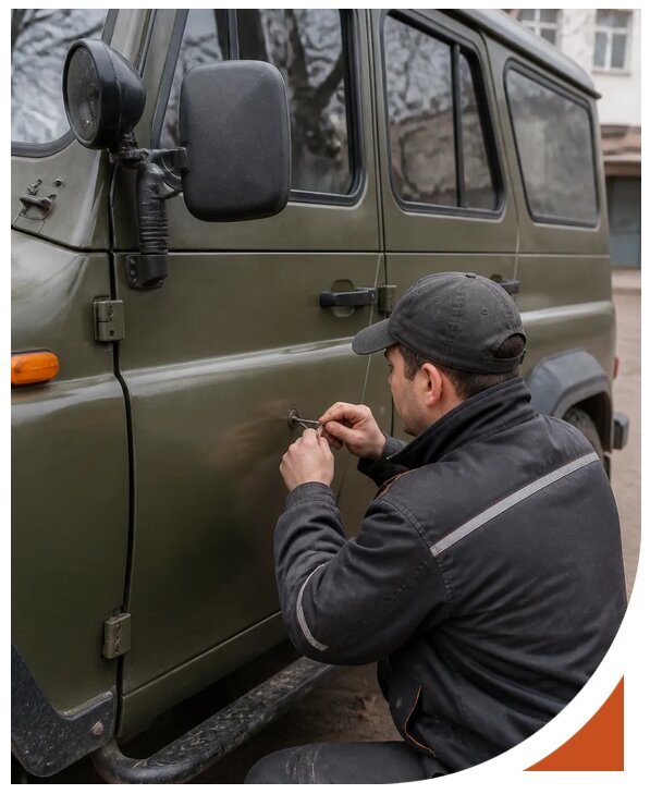 Профессиональное вскрытие автомобиля УАЗ без повреждений в Урюпинске